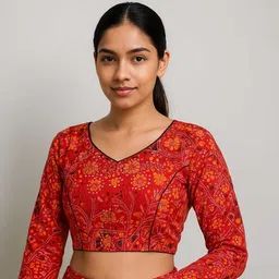 mehek Round Neck Women Blouse-picture-15