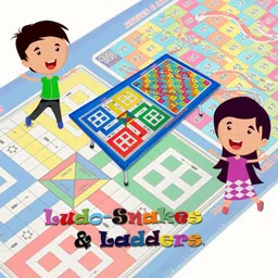 stepping stones Ludo snakes ladders game 2 in 1 lapttop study table game Educational Board Games image 3