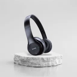Foldable Bluetooth Headphones with Rapid Bass Attack_NW Bluetooth & Wired Headset-image-1
