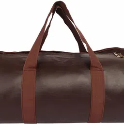 victoo 5 L Gym Duffel Bag - Duffel Leather Gym Bag,Shoulder Bag for Men & Women with Shoe Compartment - Brown-picture-17