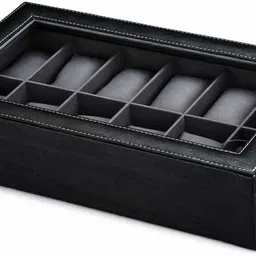 zenwood Rectangular Matte Finish Watch Box image 4