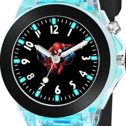 good friend Multicolor Lights 3D Cute Cartoon Multi Function Rubber Strap Kidd's Boys Analog Watch - For Boys & Girls Best Gift Baby Boys Girl for Kids Watch for 3+to 11 Year Old boy Girl-picture-39