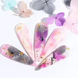 ktrading 2 Pack Multicolour Natural Dried Flowers Mixed for Art & Craft Resin Jewelry image 3