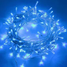 home delight 54 LEDs 11.99 m Blue Steady String Rice Lights image 1