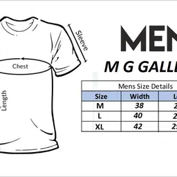 m g gallery Men Printed Mandarin Collar Cotton Blend Multicolor T-Shirt image 2