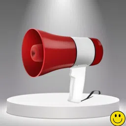 clairbell Handheld Megaphone with Siren, Microphone & Rechargeable for Outdoor EventsB286 Megaphone Portable Megaphone Siren Loudspeaker Function &Long Battery BackupI286 Outdoor PA System-picture-21