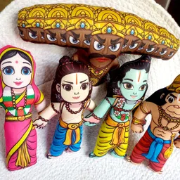 uas achyuta expert trading co UAS RAM DARBAR WITH RAVAN- 8 inch image 4