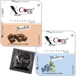 x-core Extra Dotted Chocolate,Blueberry Flavored Condom Condom-picture-23