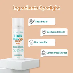 glamveda Hair Removal Spray for Men & Women|Smooth Skin|for Sensitive Areas|Skin-Friendly Spray image 3