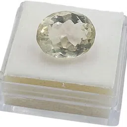 Sahiba Gems White Cut Natural Citrine Gemstone image 3