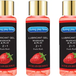 way of pleasure Dpt 2in1 Lubricant Gel Water Base Lube (Strawberry) Lubricant image 1