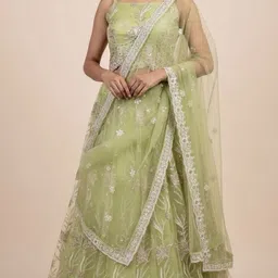 anavi fab fashion Floral Print, Embellished Stitched Lehenga Choli-picture-38