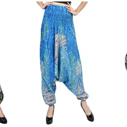 narnari Printed Rayon Women Harem Pants-picture-28