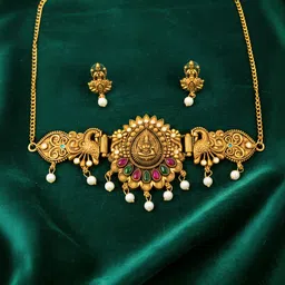 trishakti Alloy Gold-plated Gold Jewel Set-picture-28