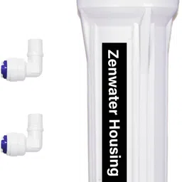 mg water ZENWATER Housing with Elbow Connectors – Premium 10-inch Water Filter Housing_6 Solid Filter Cartridge-picture-18