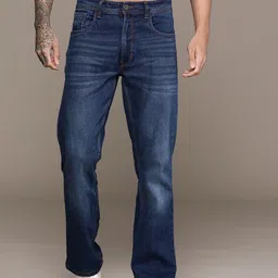 roadster Men Boot-Leg Mid Rise Blue Jeans-picture-12