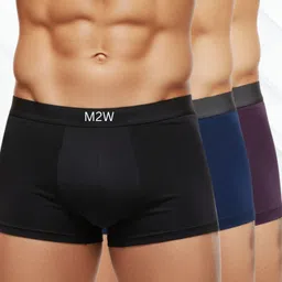 m2w Pack of 3 Solid Men Trunk-picture-12