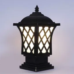 Shynara Black Aluminium Gate Light | B22 holder | without Bulb | Eliante by Jainsons Lights image 4