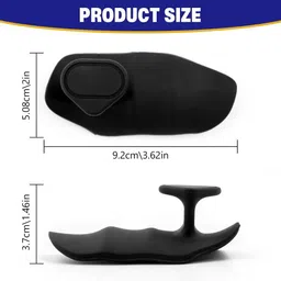 fit 4 heal Gym Grip Pads for Weight Lifting: Dumbbell Lifting Rubber Grips Pad Anti-Slip Hand Grip/Fitness Grip image 2