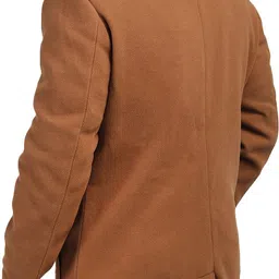 honnete 100% Sherpa Solid Coat For Men image 2