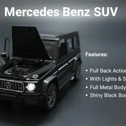 3ptoys Mercedes-benz-SUV toy for kids|Metal body|Pull Back|Die-Cast Black |Luxury-picture-44