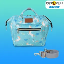 miss & chief Baby Polyester Backpack New Born Casual Travel Outing Stylish Diaper Bag Backpack Diaper Bag image 2
