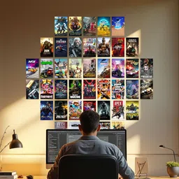 faztroo Top Video Games Mini Posters (54 Set – 4x6 Inches) | Ultimate Gamer Wall Art | High-Quality Retro & Modern Gaming Prints | Featuring Best-Selling & Iconic Video Games | Must-Have for Game Lovers Fine Art Print image 5