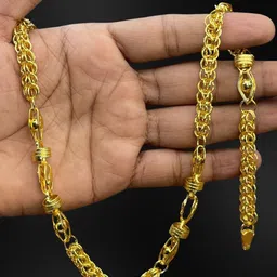 rkb sales 1gm gold plated High Quality chain for men Gold-plated Plated Alloy Chain-picture-37