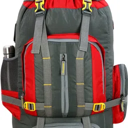 bayo Grey 65 Liter 26×14 Inches Water Resistance Travel Backpack for Outdoor Sport mountaineering trekking Camping & Hiking Rucksack Bag Rucksack - 65 L image 4