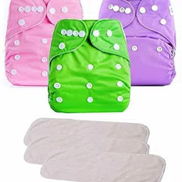 eymery Adjustable Reusable Cloth Diaper With White Changing Insert For Babies/NewBorn-picture-19