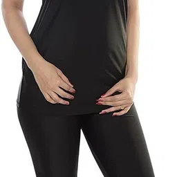 Solid Women Swim-dress Black Swimsuit-image-3