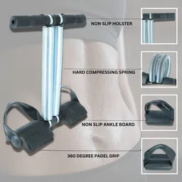 kasrat Tummy Trimmer Men and Women for Abs Workout Stomach Exercise Machine - Black Ab Exerciser image 5