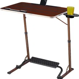 table magic XL Pro Mahogany Multipurpose All-in-One Laptop Engineered Wood Computer Desk image 5