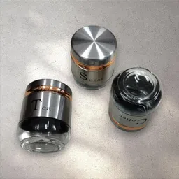 snappyflix Glass Tea Coffee & Sugar Container - 350 ml image 5