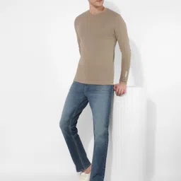 numero uno Sustainable Men Slim Mid Rise Blue Jeans image 5