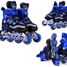 jd enterpeise 4 Wheel Skating Shoes for Boys and Girls Age 7 to 12 Years In-line Skates - Size 6-9 UK image 3