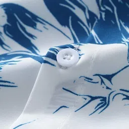 lenus Men Regular, Super Slim Fit Printed Ribbed Collar Casual Shirt image 4