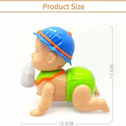 mon n mol Sound Crawling Doll Electric Tal Baby Funny Doll Cuteoy Crawl Development image 2