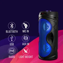 ENMORA EN-09 Portable Multi-Media Party Speaker H34 5 W Bluetooth Tower Speaker image 3