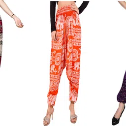narnari Printed Rayon Women Harem Pants-picture-35