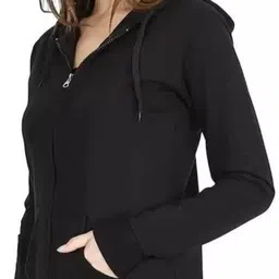 sarvayoni Women Solid Fleece Jacket-picture-19