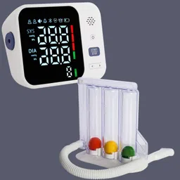 Balson Rechageable Digital Blood Pressure Monitor + Three-Ball Spirometer for Respiratory Exercise and Lung Health I Bp Monitor-picture-16