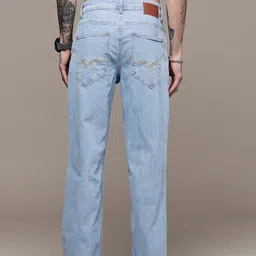 roadster Men Boot-Leg Mid Rise Blue Jeans image 3