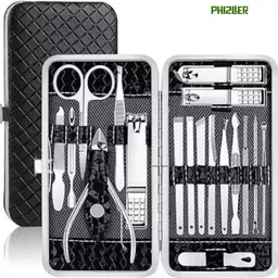 phizller 16 in 1 Manicure Pedicure Kit Luxury Set with Travel Case-picture-28