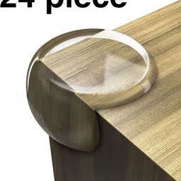 jailot ROUND SHAPE BABY SAFETY PROTECTION TABLE CORNER RUBBER(PACK OF 24)-picture-20