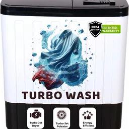 innoq 7.5 kg | Turbo Wash | Buzzer | Wheels | Turbo Jet Dryer | Magic Filter | Lint Filter Semi Automatic Top Load Black-picture-19