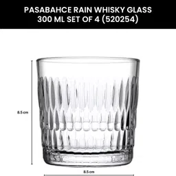 pasabahce (Pack of 4) 1204322GP4 Glass Set Whisky Glass image 4