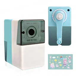 Kawaii Sharpener with Cute Stickers for School & Office Use - Camera Design Manual Sharpeners-image-47