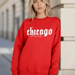 leotude Women Full Sleeve Printed Sweatshirt image 2