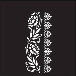 bittu creation MENDI_F212 MENDI_F212 Hand Mehndi Stencil Stencil image 1